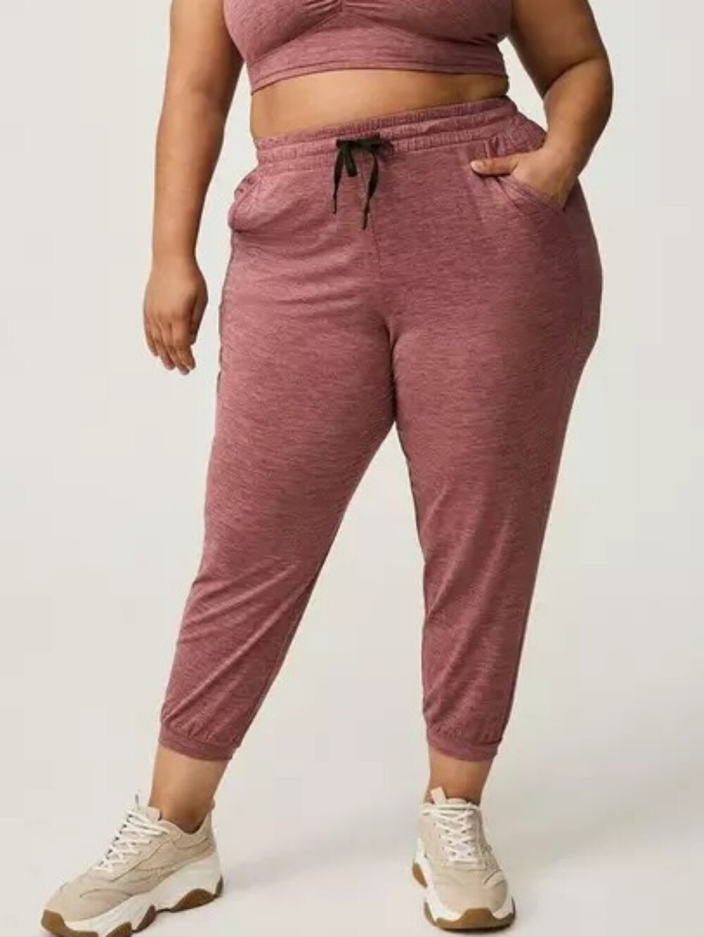 torrid Super Soft Mauve Heather Pull-On Jogger Athletic Pants Size 4